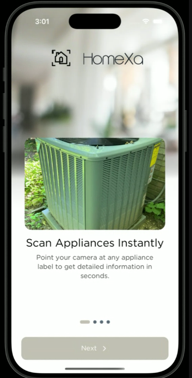 HomeXa screenshot on iPhone